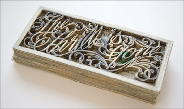 one dollar art by campbell 08 in One Dollar Art: Laser cut Money Made Worthless Gained Artistic Value