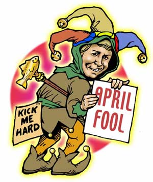 April fool illustration in April Fools Day