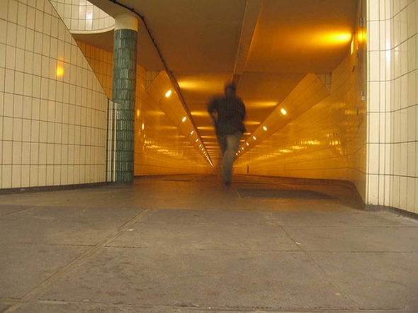 Running away from Camera Photography