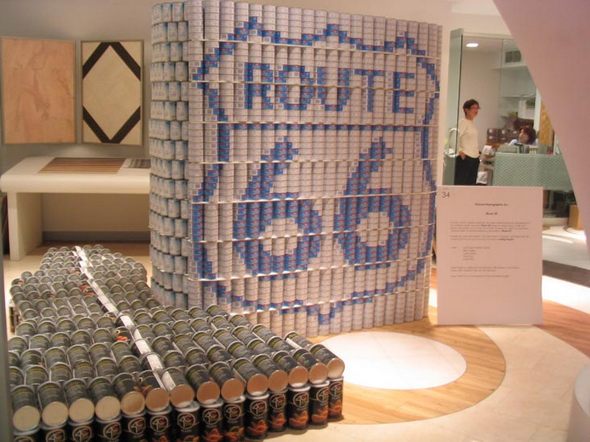 top canstruction sculpture 03 in 65 Unbelievable Canstruction Sculptures