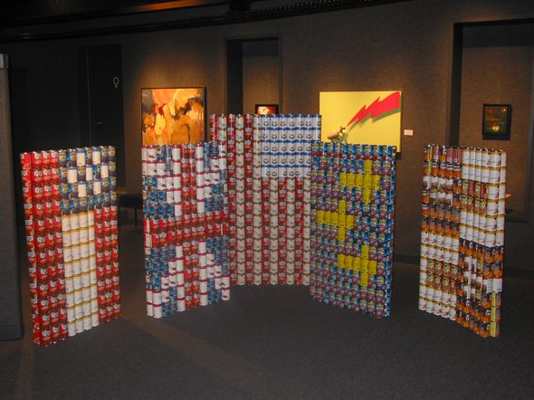 top canstruction sculpure 35 in 65 Unbelievable Canstruction Sculptures