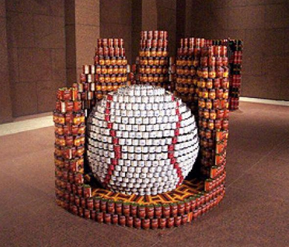 top canstruction sculpure 56 in 65 Unbelievable Canstruction Sculptures