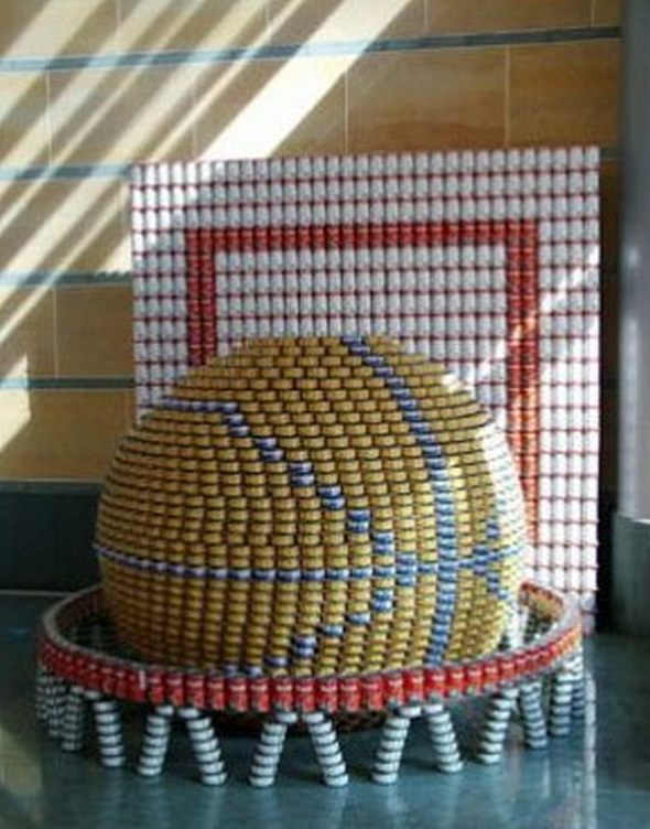 top canstruction sculpure 63 in 65 Unbelievable Canstruction Sculptures