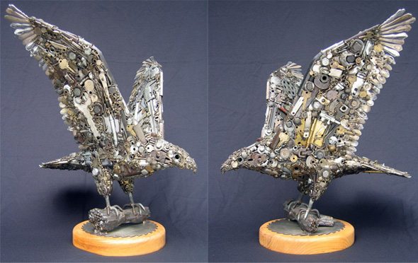 metal junk to artistic sculptures 01 in Metal Junk to Artistic Sculptures   by Joe Pogan