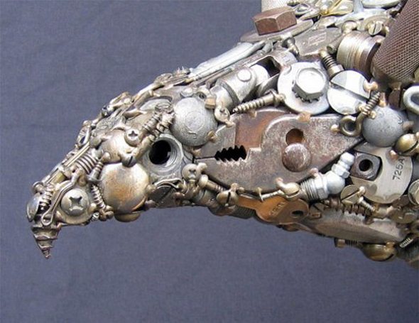 metal junk to artistic sculptures 02 in Metal Junk to Artistic Sculptures   by Joe Pogan