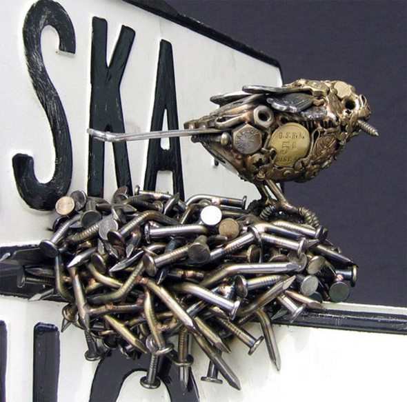 metal junk to artistic sculptures 11 in Metal Junk to Artistic Sculptures   by Joe Pogan