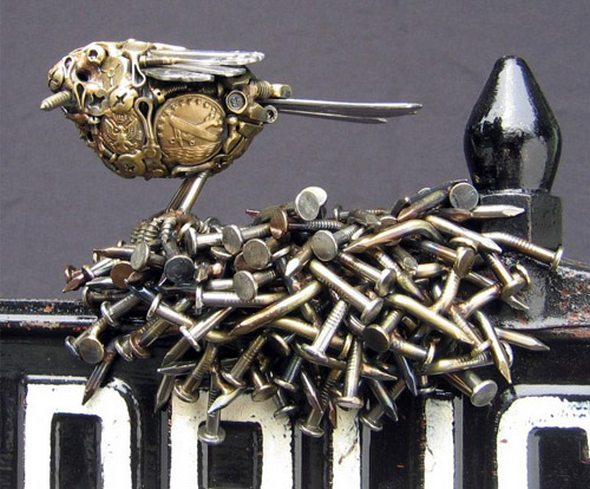 metal junk to artistic sculptures 12 in Metal Junk to Artistic Sculptures   by Joe Pogan
