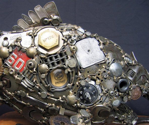metal junk to artistic sculptures 16 in Metal Junk to Artistic Sculptures   by Joe Pogan