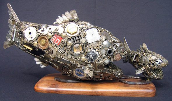 metal junk to artistic sculptures 17 in Metal Junk to Artistic Sculptures   by Joe Pogan