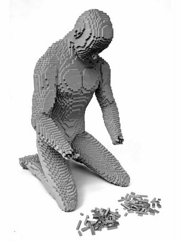 nathan sawaya lego brick scultpure 15 in The Art of the Brick   Giant Lego Sculptures by Nathan Sawaya