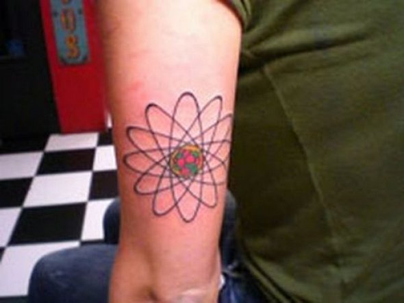 scientific tattoos 15 in 52 Funniest Geeky Scientific Tattoos