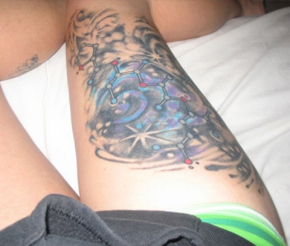 scientific tattoos 37 in 52 Funniest Geeky Scientific Tattoos