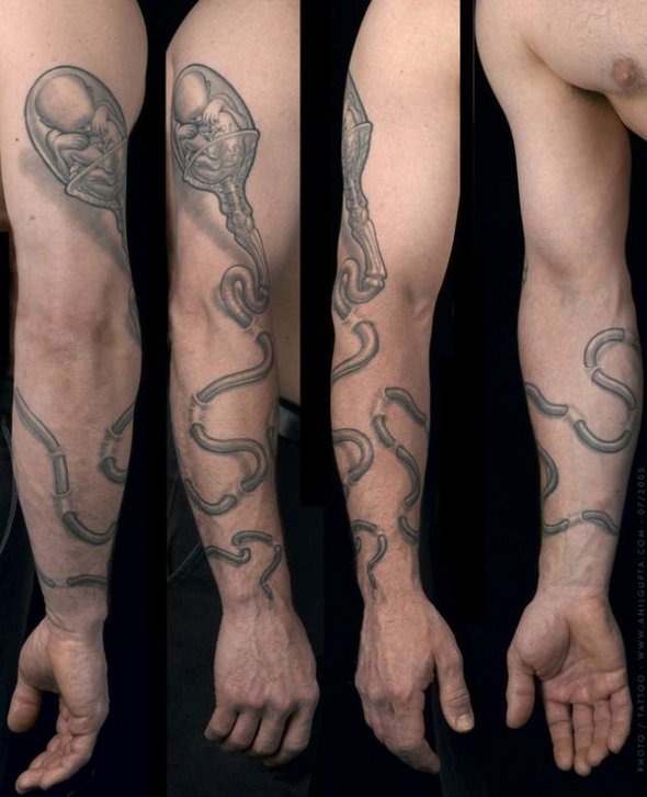 scientific tattoos 44 in 52 Funniest Geeky Scientific Tattoos