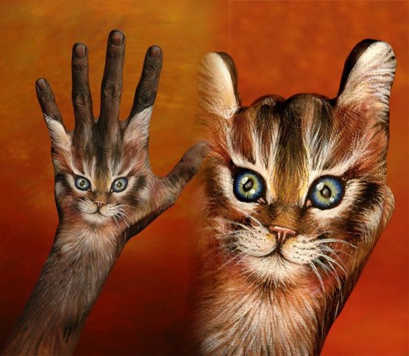 21 animal hand paintings 21 in Hand Painting: 21 Unbelievably Vivid and Creative Animal Paintings