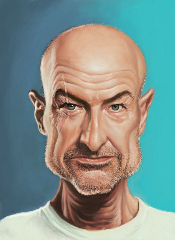 28 portrait caricatures 17 in 28 Portrait Caricatures by Illustrator Mark Hammermeister