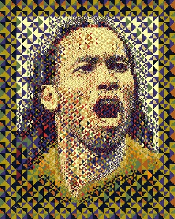 mosaic illustrations by charis tsevis 09 in Magnificent Mosaic Illustrations done by Charis Tsevis