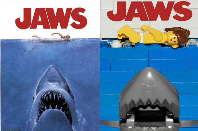 movie posters recreated with lego 00 in 25 Blockbuster Movies Posters Recreated Using Lego