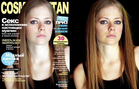 celebrities before and after photoshop 16 in Celebrities Before and After Photoshop