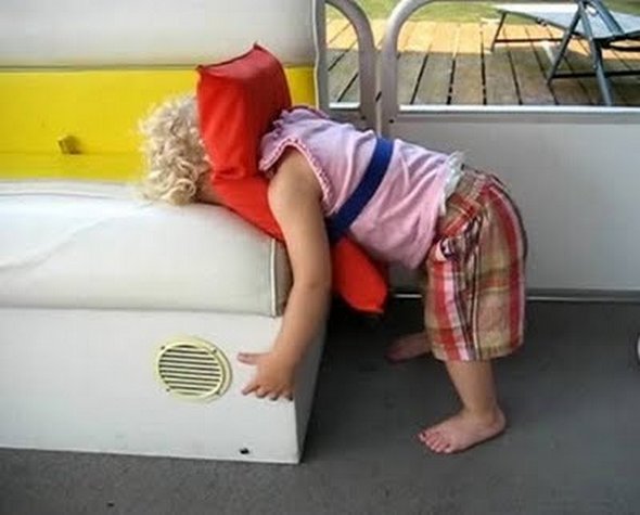 strange and unique slipping place 10 in Babies Found The Strangest Sleeping Places
