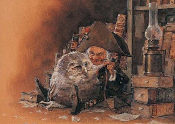 creatures in monge paintings 06 in Magical Creatures From Jean Baptiste Monge Paintings