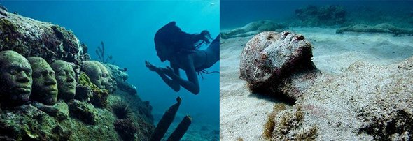 the underwater sculpture park 01 in The Underwater Sculpture Park