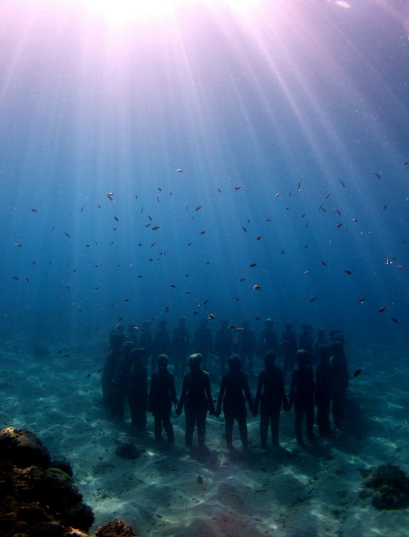 the underwater sculpture park 04 in The Underwater Sculpture Park