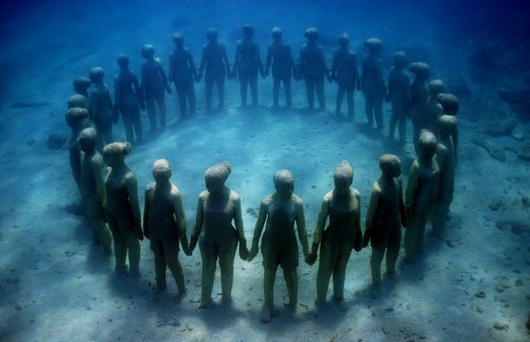 the underwater sculpture park 05 in The Underwater Sculpture Park