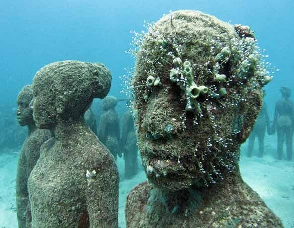 the underwater sculpture park 13 in The Underwater Sculpture Park