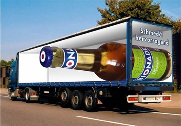 truck ad designs 06 in Funny 3D Truck Ad Designs