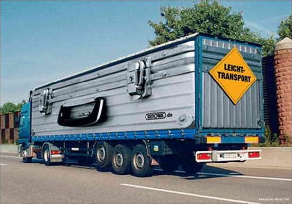truck ad designs 08 in Funny 3D Truck Ad Designs