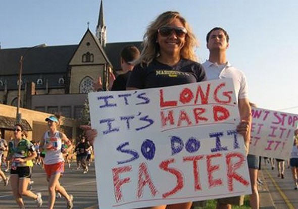 funny marathon signs 05 in Top 10 Funniest Marathon Signs