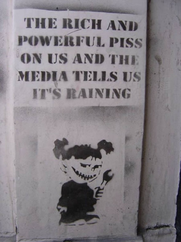 creative recession time graffiti 08 in To Laugh or Not To Laugh at These Graffiti?