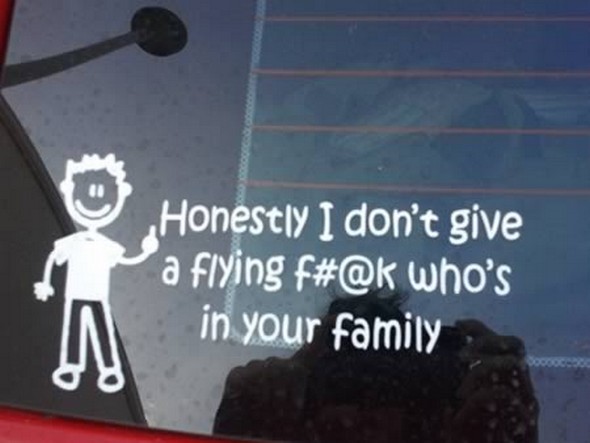 hilarious family car stickers 07 in Family Car Stickers Which You Will Copy